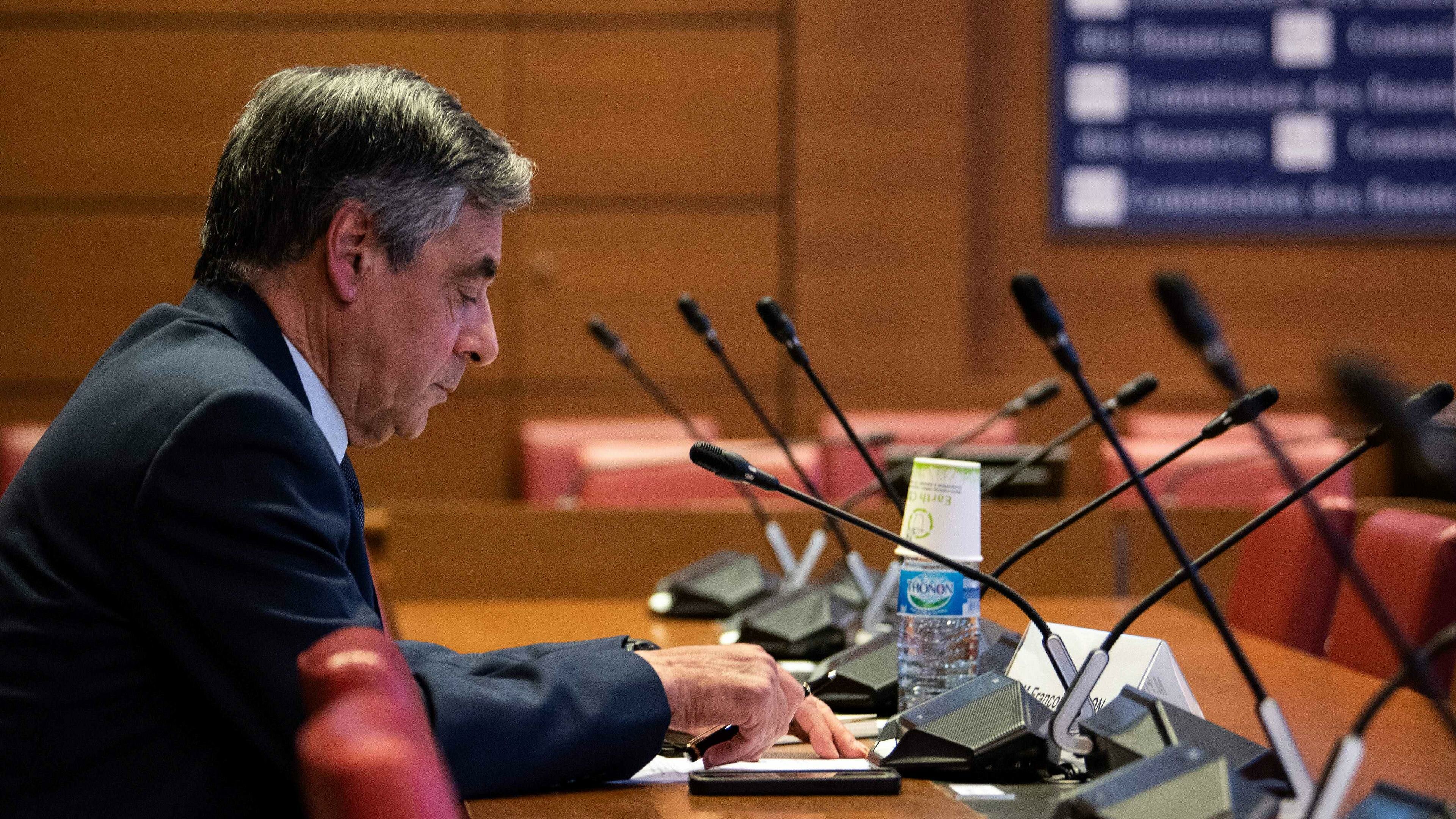 Paris : Audition de Francois Fillon, ancien premier ministre