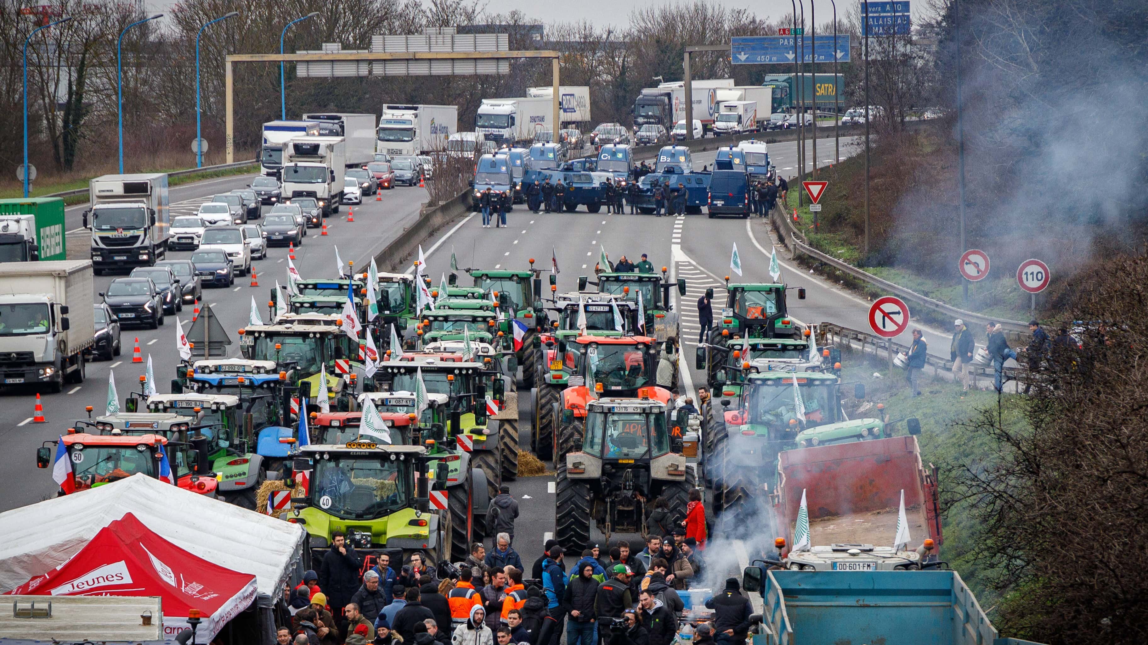 Barrage d'agriculteurs